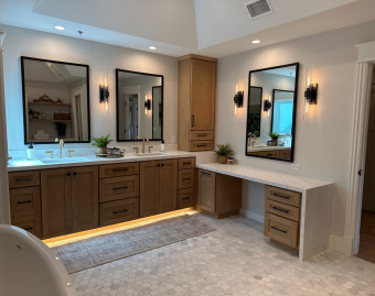 Bathroom Vanity White Oak