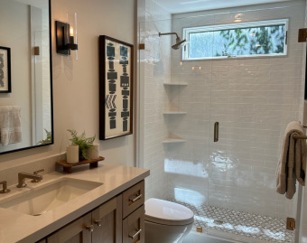 Bathroom Vanity White Oak
